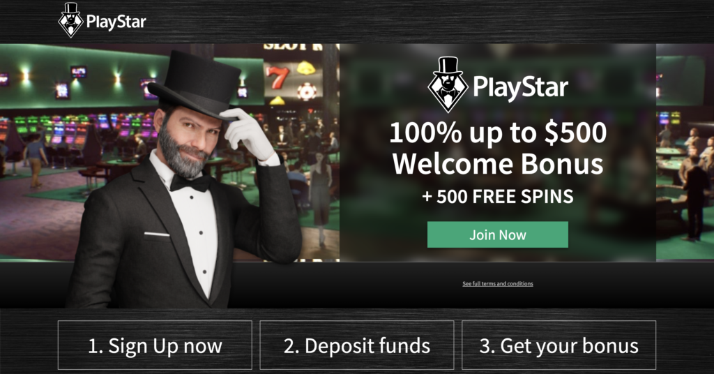PlayStar Online Casino NJ Welcome Bonus Up To 500 PlayStar Online Casino NJ Welcome Bonus Up To 500