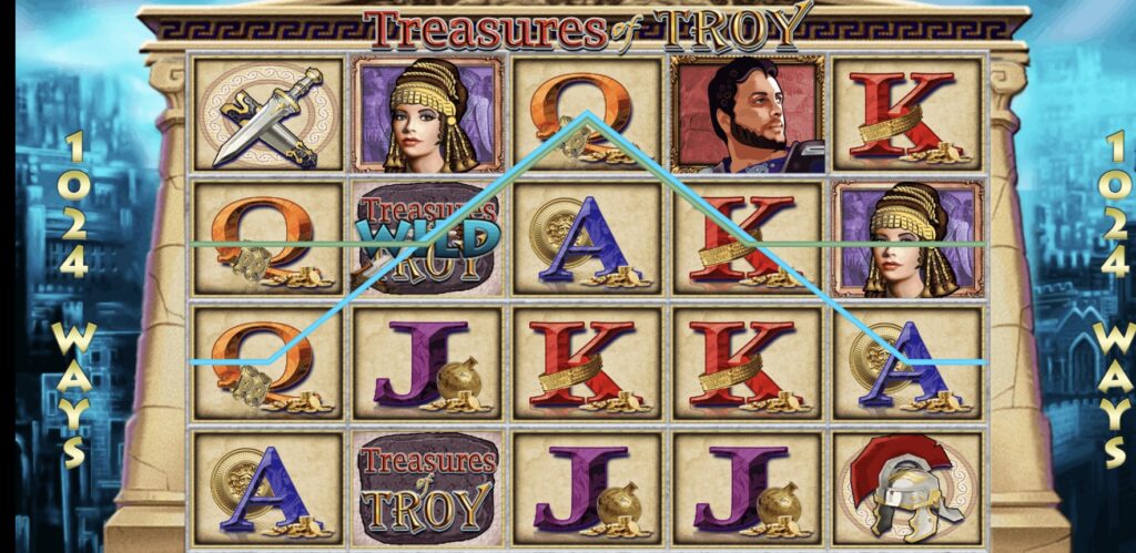 Treasures Of Troy Slot Features