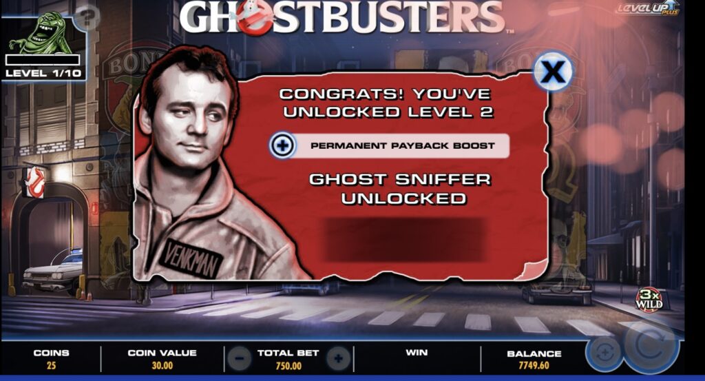 Ghostbusters Slot Win