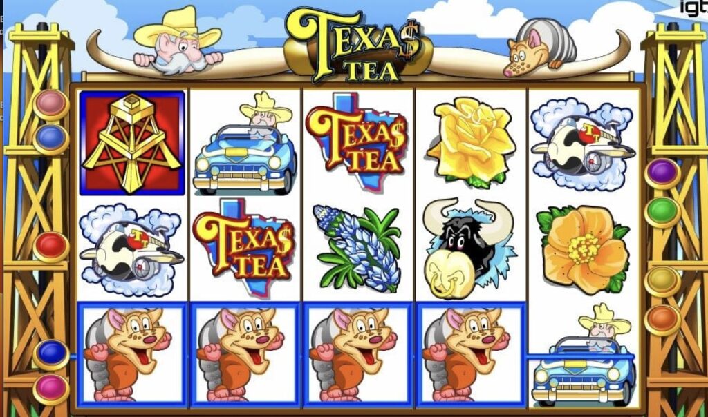 Texas Tea slot symbols