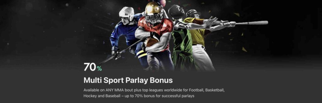 Multi Sport Parlay Bonus at Bet365