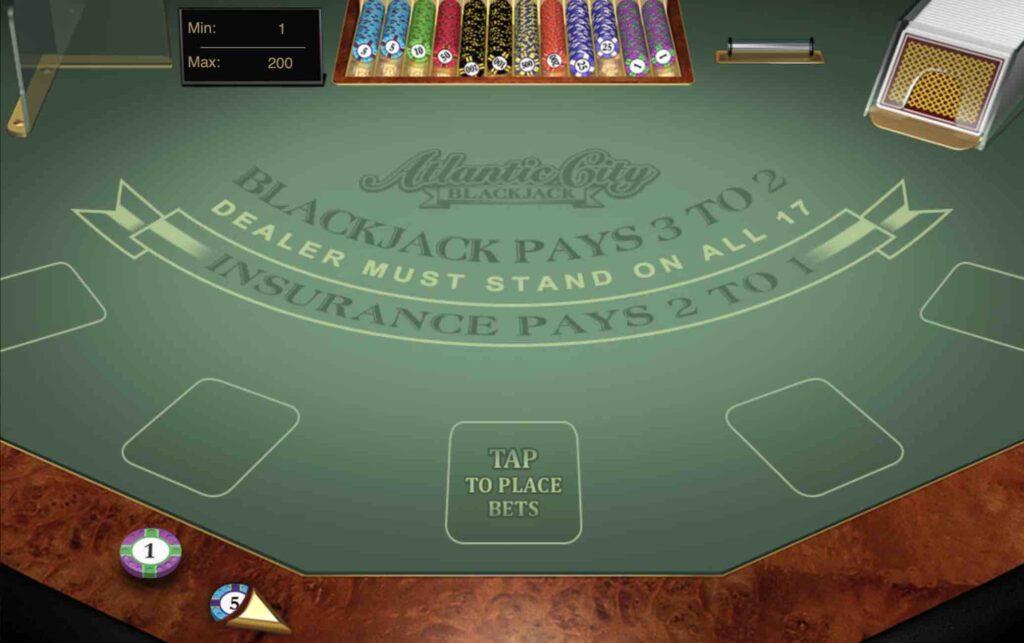 Next-Gen Atlantic City Blackjack